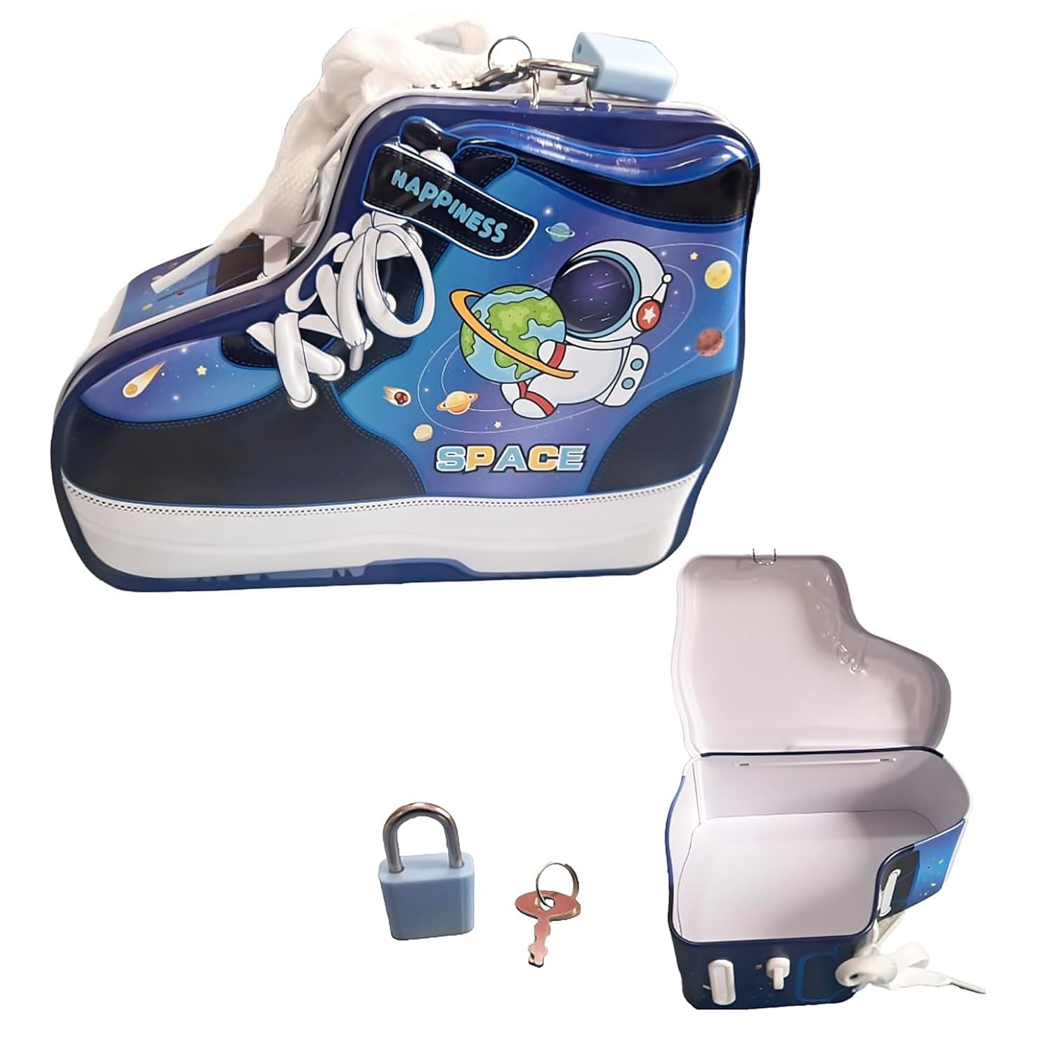 Clearly explain what's in the image. Imagine describing it to someone who can't see it. www.usmile .toys